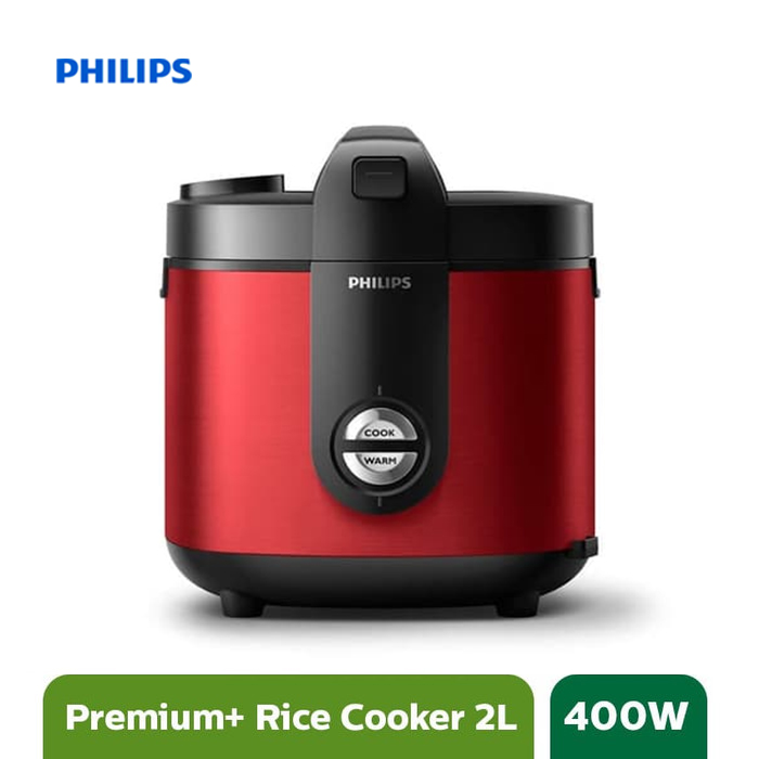 PHILIPS Rice Cooker - HD3132/32 Premium Plus Red